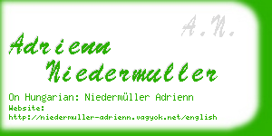 adrienn niedermuller business card
