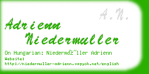 adrienn niedermuller business card